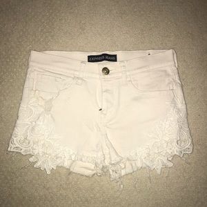 Express jean shorts